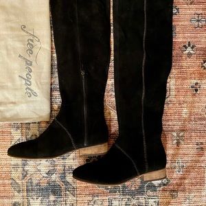 Suede Over the knee boots